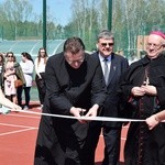 Poświęcenie kompleksu sportowego w Międzyborowie