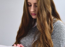 Ania wraz z koleżankami zaprezentowała fragment o Jezusie i Samarytance.