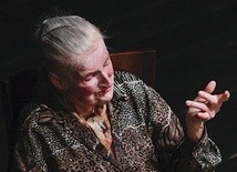 ▲	Wanda Półtawska, była więźniarka obozu w Ravensbrück.