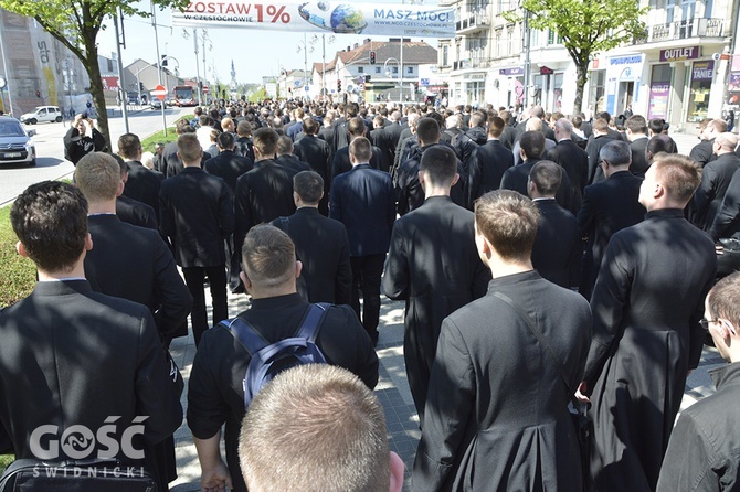 Pielgrzymka seminarzystów na Jasną Górę