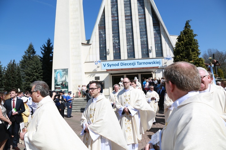 Inauguracja synodu. Nabożeństwo i procesja