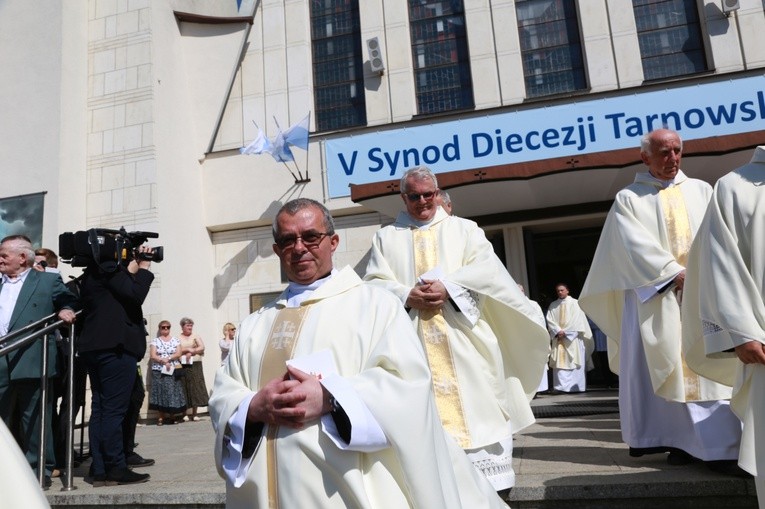 Inauguracja synodu. Nabożeństwo i procesja