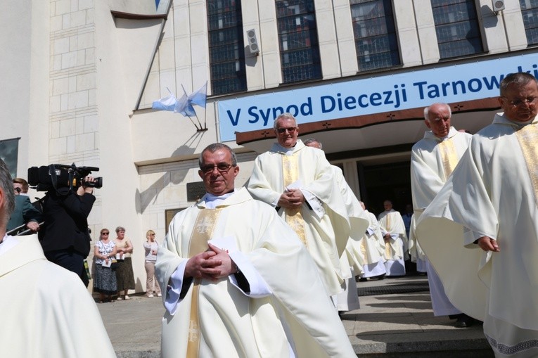 Inauguracja synodu. Nabożeństwo i procesja