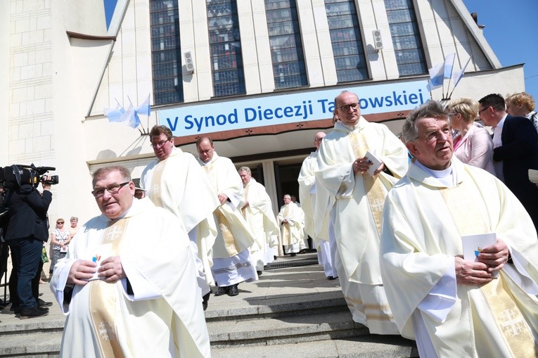 Inauguracja synodu. Nabożeństwo i procesja
