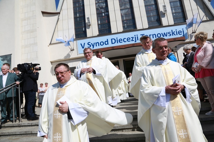 Inauguracja synodu. Nabożeństwo i procesja