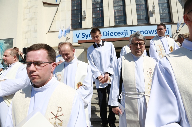 Inauguracja synodu. Nabożeństwo i procesja