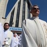 Inauguracja synodu. Nabożeństwo i procesja