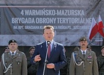 Błaszczak: WOT to doskonałe uzupełnienie wojsk operacyjnych