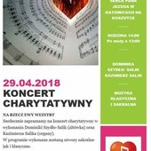 Koncert charytatywny, muzyka klasyczna, Katowice, 29 kwietnia