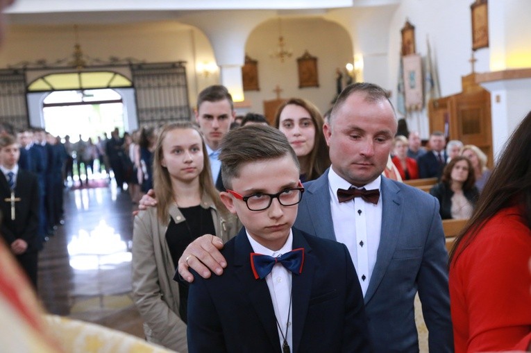 Bierzmowanie w Uściu Gorlickim