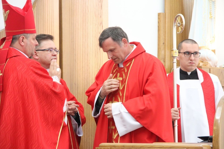 Bierzmowanie w Łękach Górnych