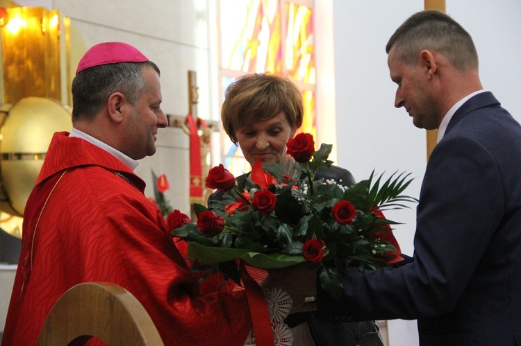 Bierzmowanie w Łękach Górnych