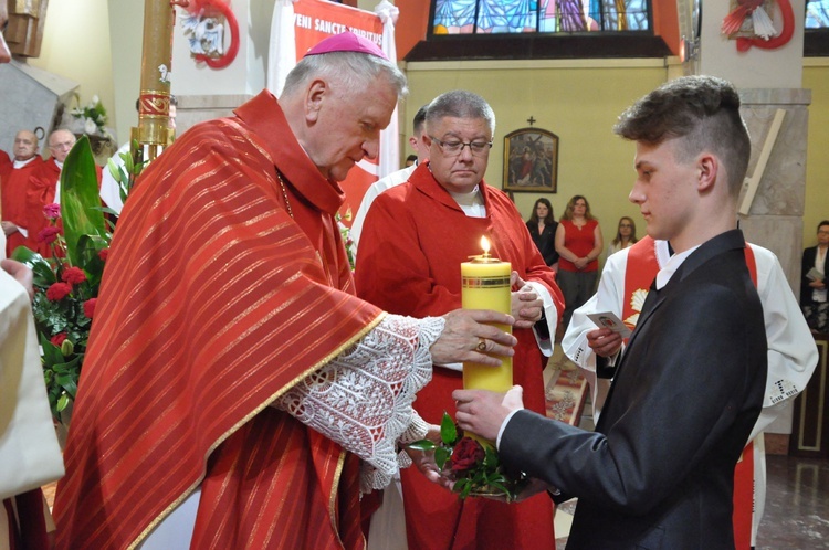 Bierzmowanie w brzeskiej farze