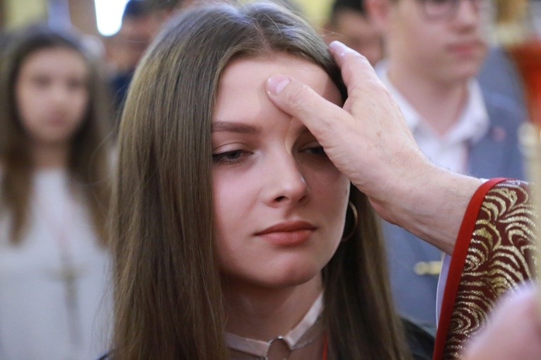 Bierzmowanie w par. Świętego Krzyża w Dębicy