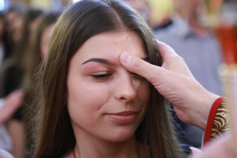 Bierzmowanie w par. Świętego Krzyża w Dębicy