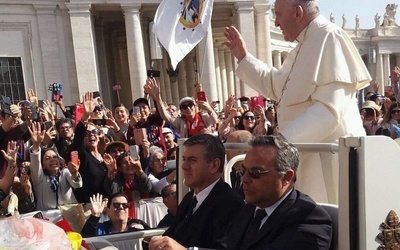 Papież Franciszek do delegacji KUL: Niech was wspiera wasz profesor Karol Wojtyła!