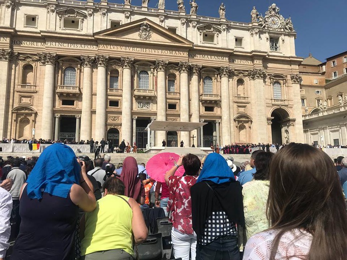 Spotkanie delegacji KUL z papieżem Franciszkiem