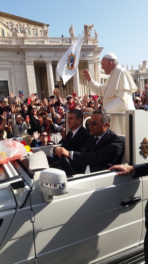 Spotkanie delegacji KUL z papieżem Franciszkiem