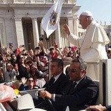 Spotkanie delegacji KUL z papieżem Franciszkiem