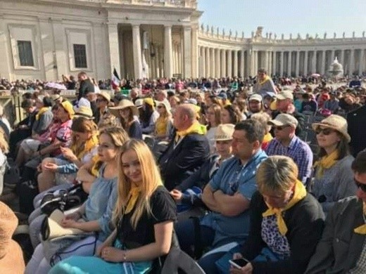 Spotkanie delegacji KUL z papieżem Franciszkiem