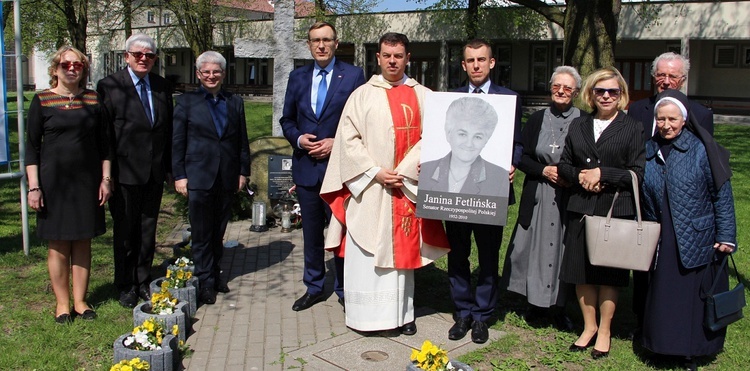 Uroczystość ku czci śp. senator Janiny Fetlińskiej