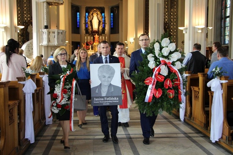 Uroczystość ku czci śp. senator Janiny Fetlińskiej