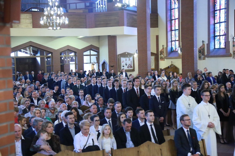 Bierzmowanie w Miłosierdziu w Brzesku