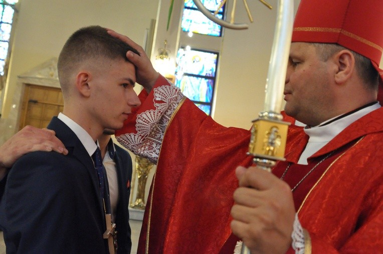 Bierzmowanie u św. Heleny