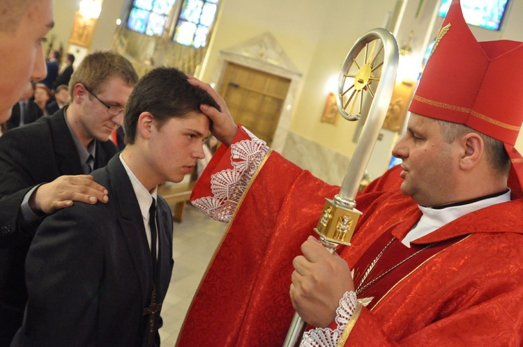 Bierzmowanie u św. Heleny