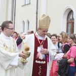 Msza św. na rozpoczęcie 6. pielgrzymki z Hałcnowa do Łagiewnik