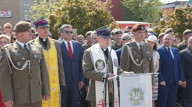 Przysięga wojskowa w Ciechanowie