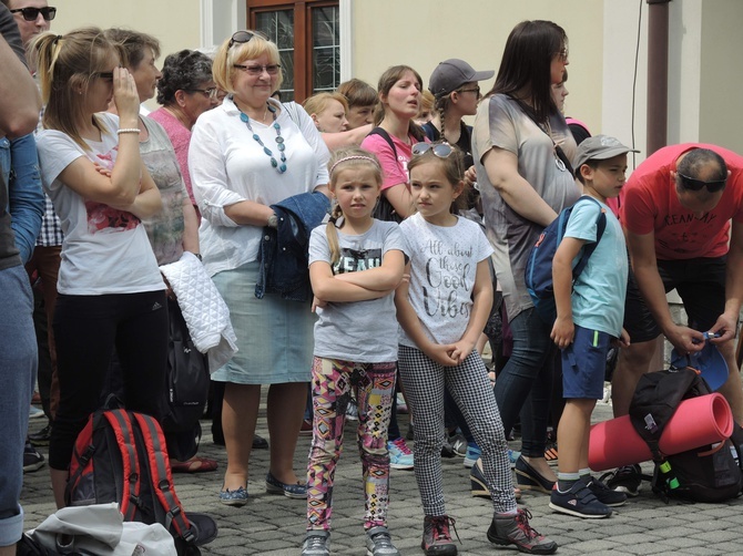 Msza św. pielgrzymów łagiewnickich w Hałcnowie - 2018