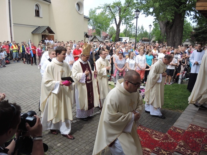 Msza św. pielgrzymów łagiewnickich w Hałcnowie - 2018