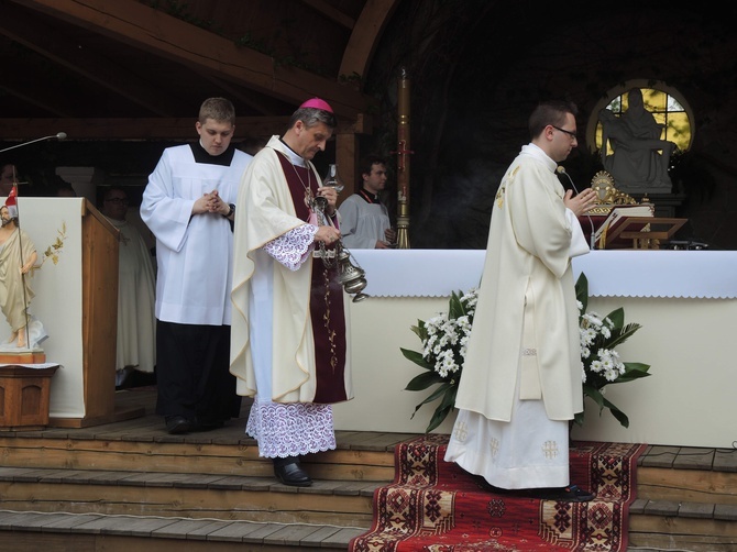 Msza św. pielgrzymów łagiewnickich w Hałcnowie - 2018