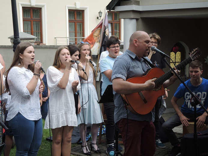 Msza św. pielgrzymów łagiewnickich w Hałcnowie - 2018