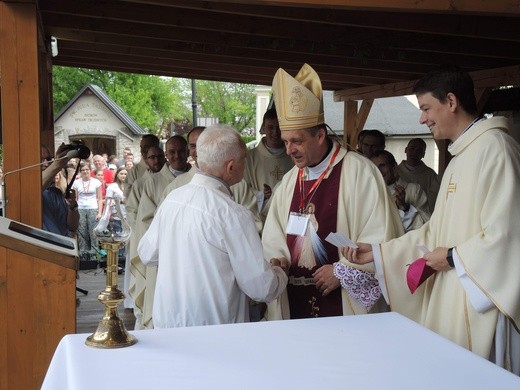 Msza św. pielgrzymów łagiewnickich w Hałcnowie - 2018