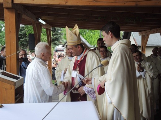 Msza św. pielgrzymów łagiewnickich w Hałcnowie - 2018