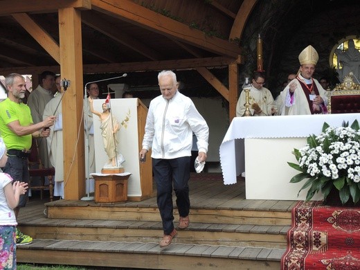 Msza św. pielgrzymów łagiewnickich w Hałcnowie - 2018