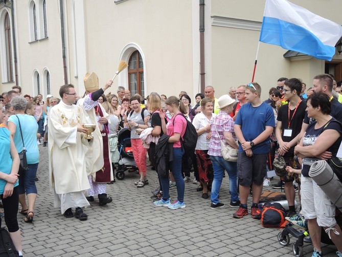 Msza św. pielgrzymów łagiewnickich w Hałcnowie - 2018