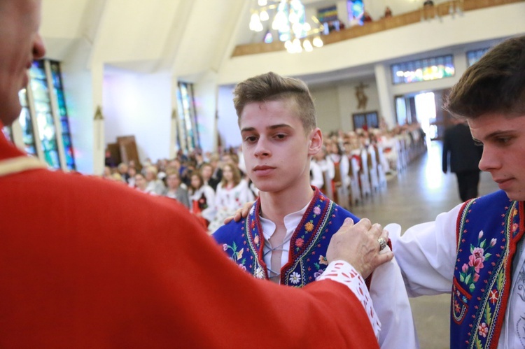 Bierzmowanie w Krościenku