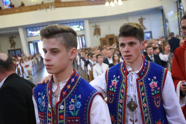 Bierzmowanie w Krościenku