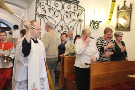 Pielgrzymi z Cieszyna w drodze do Łagiewnik - 2018