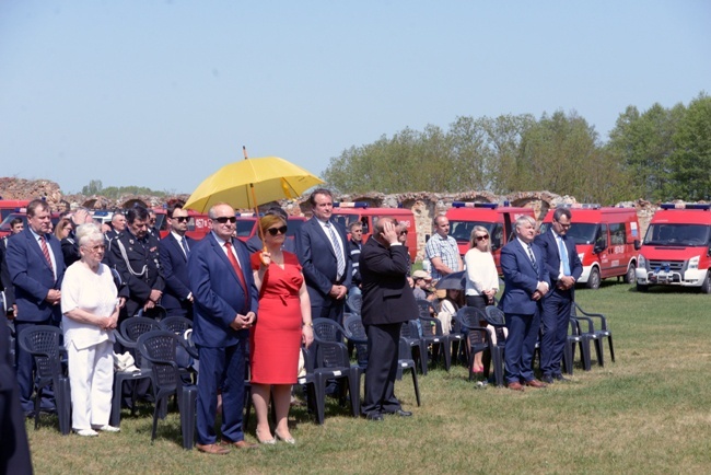 Pielgrzymka strażaków do Wysokiego Koła