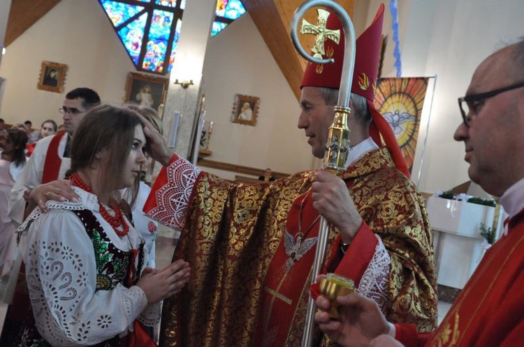 Bierzmowanie w Ochotnicy Górnej