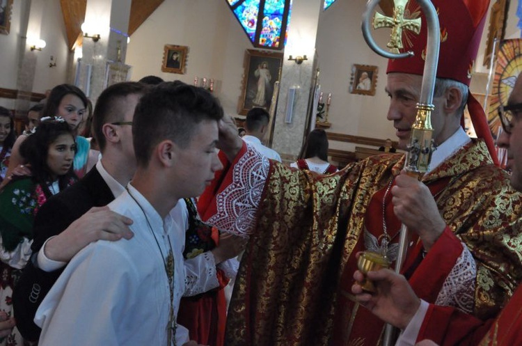 Bierzmowanie w Ochotnicy Górnej