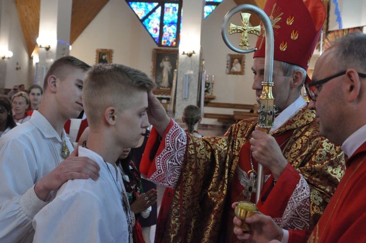 Bierzmowanie w Ochotnicy Górnej
