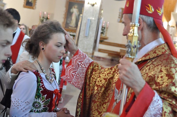 Bierzmowanie w Ochotnicy Górnej