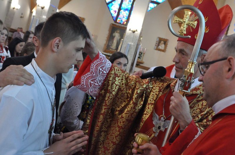 Bierzmowanie w Ochotnicy Górnej