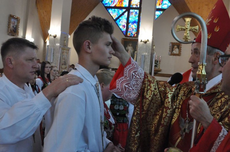 Bierzmowanie w Ochotnicy Górnej