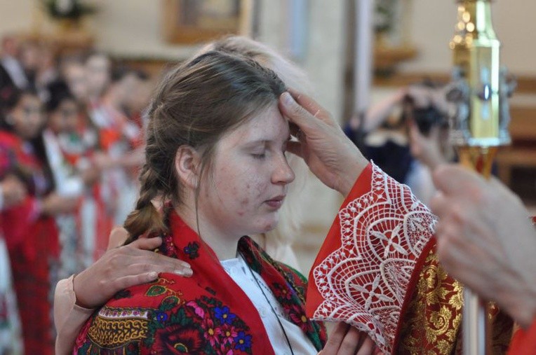 Bierzmowanie w Ochotnicy Górnej